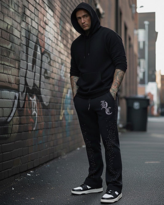 Rhinestone Hustler Sweatpants