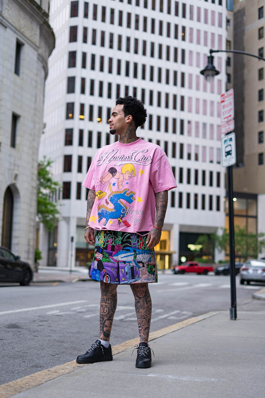 Richy Rich Pink Money Diver Shirt